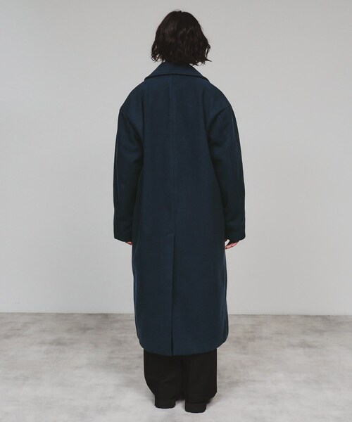 tk.TAKEO KIKUCHI（ティーケータケオキクチ）の「◆テックメルトンチェスターコート（チェスターコート・レディース・チャコールグレー/ブラック/ライトグレー/ブルー系その他・66）」の8枚目の写真