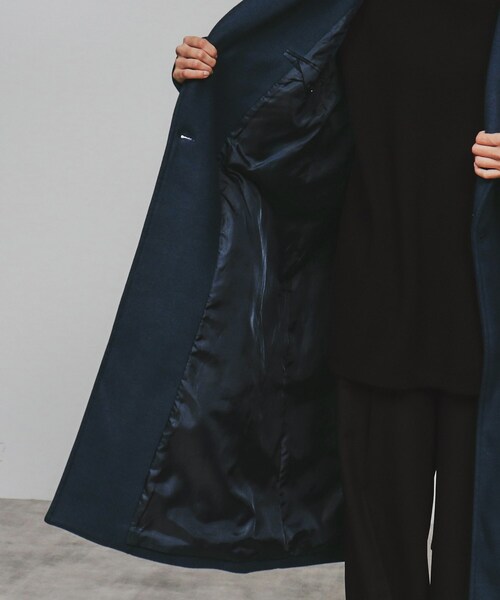 tk.TAKEO KIKUCHI（ティーケータケオキクチ）の「◆テックメルトンチェスターコート（チェスターコート・レディース・チャコールグレー/ブラック/ライトグレー/ブルー系その他・66）」の13枚目の写真