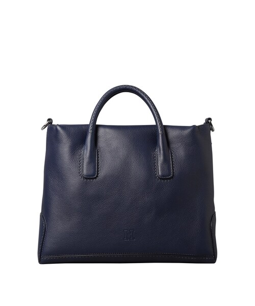 美品　本革 ハンドバッグ MMサイズ HIROFU（ヒロフ）の「【デュオCMH】レザーハンドバッグ L 2WAY