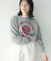 CRAFT STANDARD BOUTIQUE | カレッジプリントショートプルオーバー(スウェット)