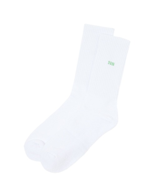 BAYFLOW（ベイフロー）の「ワンポイントロゴソックス（ソックス/靴下・メンズ・オレンジ/ホワイト/ブラック/ブルー・FREE）」の5枚目の写真