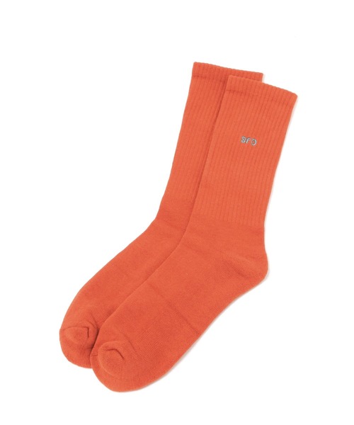 BAYFLOW（ベイフロー）の「ワンポイントロゴソックス（ソックス/靴下・メンズ・オレンジ/ホワイト/ブラック/ブルー・FREE）」の7枚目の写真