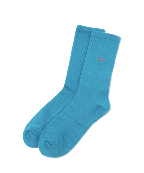 BAYFLOW（ベイフロー）の「ワンポイントロゴソックス（ソックス/靴下・メンズ・オレンジ/ホワイト/ブラック/ブルー・FREE）」の8枚目の写真