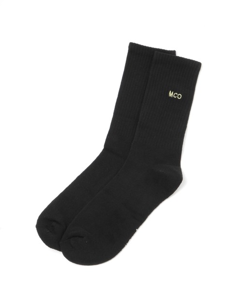 BAYFLOW（ベイフロー）の「ワンポイントロゴソックス（ソックス/靴下・メンズ・オレンジ/ホワイト/ブラック/ブルー・FREE）」の6枚目の写真