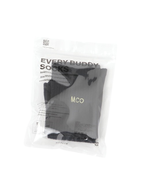 BAYFLOW（ベイフロー）の「ワンポイントロゴソックス（ソックス/靴下・メンズ・オレンジ/ホワイト/ブラック/ブルー・FREE）」の15枚目の写真