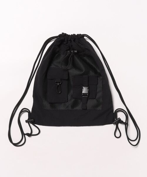 LAC-VERT（ラック・ヴェール）の「異素材ポケットナップサック（バックパック/リュック・レディース・ブラック/グレー/アイボリー・FREE）」の21枚目の写真