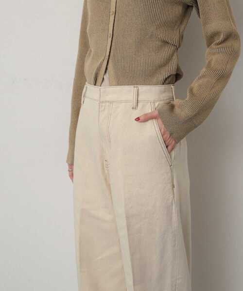 SENSE OF PLACE by URBAN RESEARCH（センスオブプレイスバイアーバンリサーチ）の「ハイショクステッチデニム（デニムパンツ・レディース・ブラック/アイボリー/ワンウォッシュ・SMALL/MEDIUM）」の20枚目の写真