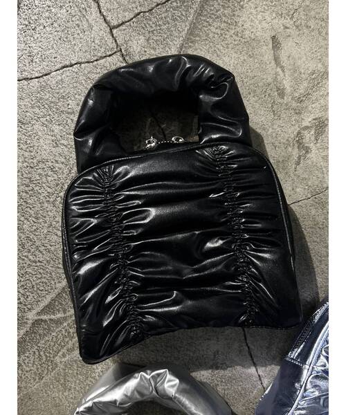 EMODA（エモダ）の「ナイロンエアリアルミニバッグ（ハンドバッグ・レディース・ブラック/ブルー/シルバー・FREE）」の10枚目の写真