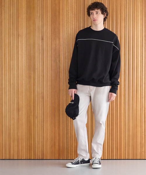 coca(coca)(コカ)の「スリムテーパードデニムパンツ(デニムパンツ・メンズ・ブルー/ライトグレー・XL/M/L)」の8枚目の写真