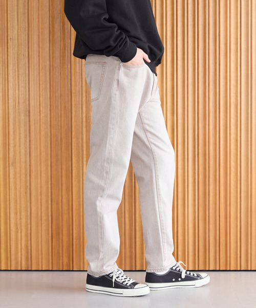 coca(coca)(コカ)の「スリムテーパードデニムパンツ(デニムパンツ・メンズ・ブルー/ライトグレー・XL/M/L)」の9枚目の写真