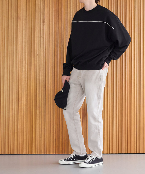 coca(coca)(コカ)の「スリムテーパードデニムパンツ(デニムパンツ・メンズ・ブルー/ライトグレー・XL/M/L)」の11枚目の写真