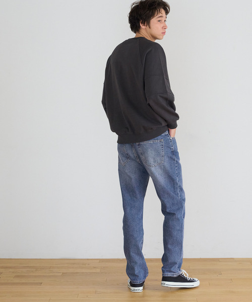 coca(coca)(コカ)の「スリムテーパードデニムパンツ(デニムパンツ・メンズ・ブルー/ライトグレー・XL/M/L)」の5枚目の写真