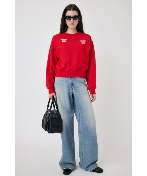 新品未使用！Moussy マウジー　NEWPORT プルオーバー　トレーナー MOUSSY（マウジー）の「MOUSSY NY COLLECT プルオーバー