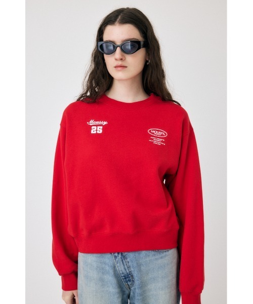 MOUSSY（マウジー）の「MOUSSY NY COLLECT プルオーバー（スウェット・レディース・ネイビー/ホワイト/ライトブラック/レッド・FREE）」の16枚目の写真