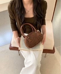 ヒョウ柄ショルダー2WAYバッグ