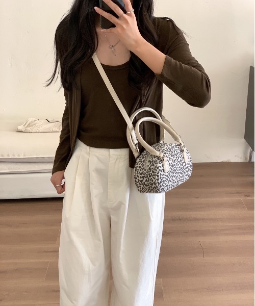 ヒョウ柄ショルダー2WAYバッグ（ショルダーバッグ）｜FINEnough