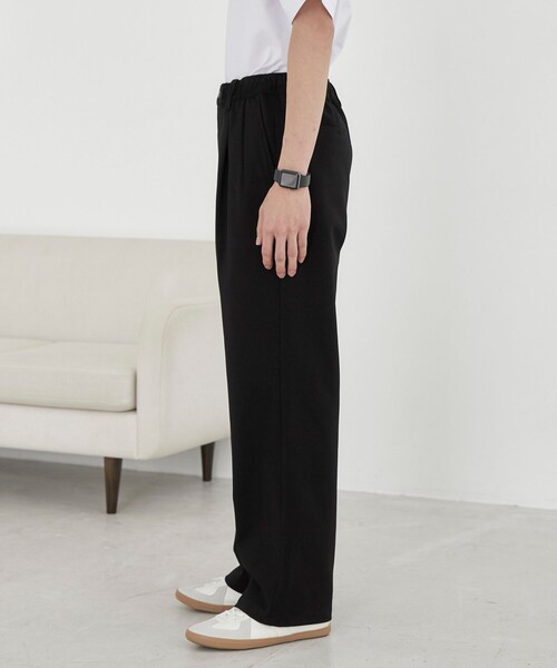 coen（コーエン）の「極楽ワイドパンツ（スラックス・メンズ・ネイビー/ブラック・L/M/S/XL）」の20枚目の写真