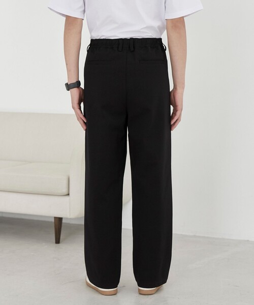coen（コーエン）の「極楽ワイドパンツ（スラックス・メンズ・ネイビー/ブラック・L/M/S/XL）」の21枚目の写真