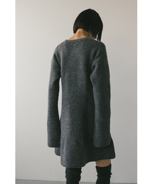 STYLEMIXER（スタイルミキサー）の「ニットフレアミニワンピース（ワンピース・レディース・ブルー/グレー・SMALL/MEDIUM）」の20枚目の写真