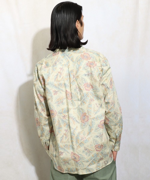 ROTAR（ローター）の「Seaside pattern Shirt（シャツ/ブラウス・メンズ・ライトピンク/ライトイエロー・MEDIUM/LARGE/X-LARGE）」の4枚目の写真