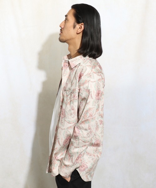 ROTAR（ローター）の「Seaside pattern Shirt（シャツ/ブラウス・メンズ・ライトピンク/ライトイエロー・MEDIUM/LARGE/X-LARGE）」の6枚目の写真