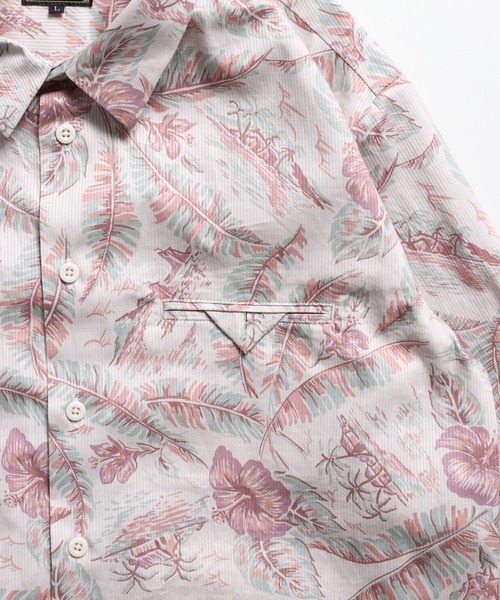 ROTAR（ローター）の「Seaside pattern Shirt（シャツ/ブラウス・メンズ・ライトピンク/ライトイエロー・MEDIUM/LARGE/X-LARGE）」の9枚目の写真