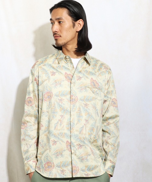ROTAR（ローター）の「Seaside pattern Shirt（シャツ/ブラウス・メンズ・ライトピンク/ライトイエロー・MEDIUM/LARGE/X-LARGE）」の14枚目の写真