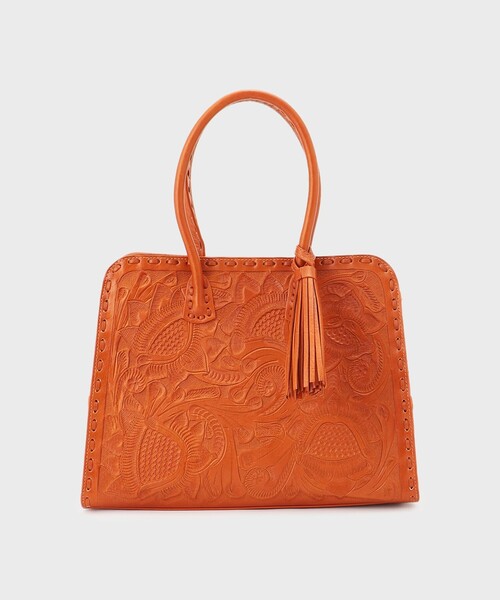 CARVING TRIBES(カービングトライブス)の「BostonBag(トートバッグ・レディース・ブラック/ブラウン系その他・FREE)」の2枚目の写真