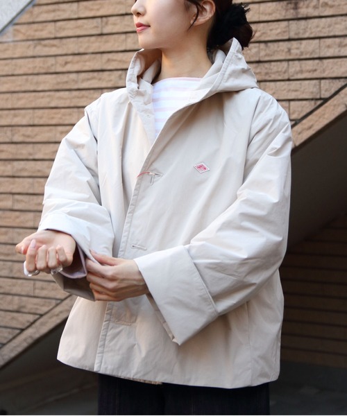 DANTON（ダントン）の「DANTON/ダントン　インサレーション　フーデットジャケット　HOODED JACKET INSULATION　DT-A0673 PNT（ナイロンジャケット・レディース・ネイビー/アイボリー/チャコールグレー/ベージュ/ダークブルー・38）」の11枚目の写真