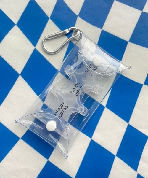 WEGO（ウィゴー）の「WEGO/クリアケースコインホルダー（コインケース・レディース・ピンク/ホワイト/その他1/ブルー/ブラック・FREE）」の5枚目の写真