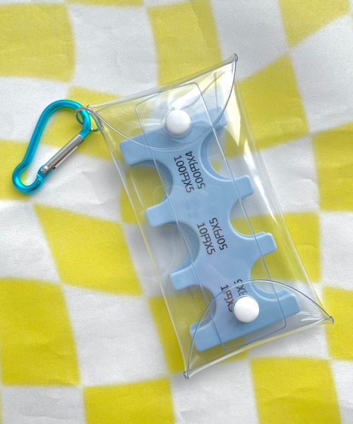 WEGO（ウィゴー）の「WEGO/クリアケースコインホルダー（コインケース・レディース・ピンク/ホワイト/その他1/ブルー/ブラック・FREE）」の3枚目の写真