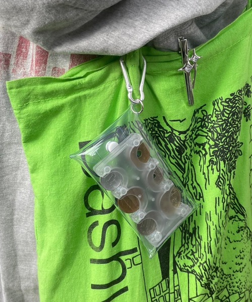 WEGO（ウィゴー）の「WEGO/クリアケースコインホルダー（コインケース・レディース・ピンク/ホワイト/その他1/ブルー/ブラック・FREE）」の6枚目の写真