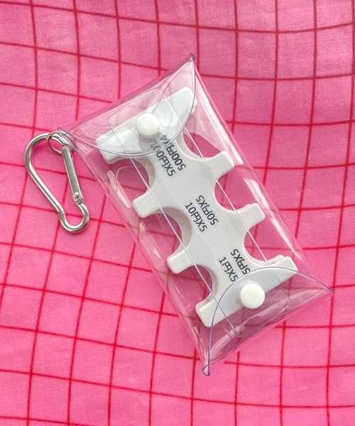 WEGO（ウィゴー）の「WEGO/クリアケースコインホルダー（コインケース・レディース・ピンク/ホワイト/その他1/ブルー/ブラック・FREE）」の7枚目の写真