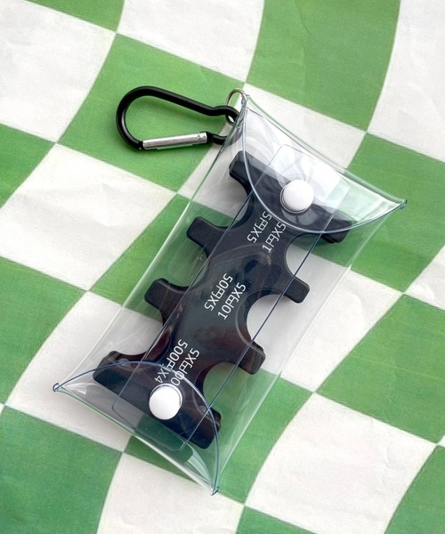 WEGO（ウィゴー）の「WEGO/クリアケースコインホルダー（コインケース・レディース・ピンク/ホワイト/その他1/ブルー/ブラック・FREE）」の8枚目の写真