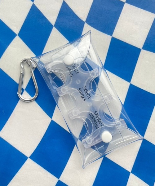 WEGO（ウィゴー）の「WEGO/クリアケースコインホルダー（コインケース・レディース・ピンク/ホワイト/その他1/ブルー/ブラック・FREE）」の9枚目の写真