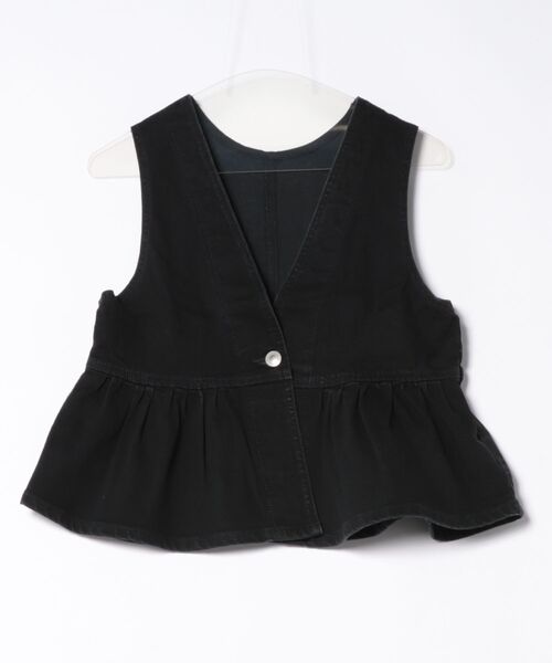 SOMETHING ペプラムデニムビスチェ新品未使用タグあり SOMETHING ペプラムデニムビスチェ|SOMETHING|サムシング