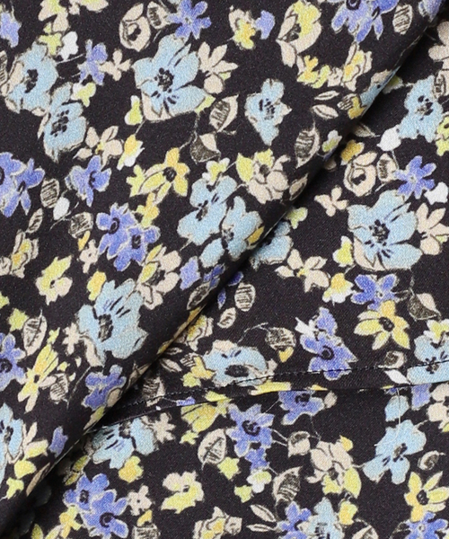 TICCA ティッカ 2WAYフラワープリントビスチェ ネイビー TICCA