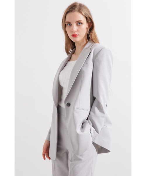 セール】◇ストライプセットアップジャケット（テーラードジャケット