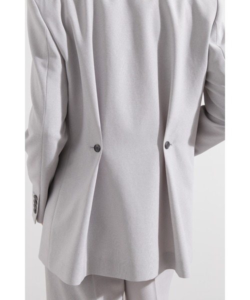 PINKY&DIANNE（ピンキーアンドダイアン）の「◆ストライプセットアップジャケット（テーラードジャケット・レディース・ベージュ/グレー・38/36）」の11枚目の写真