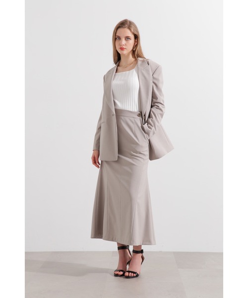 セール】◇ストライプセットアップジャケット（テーラードジャケット