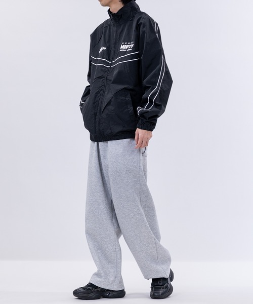 Perfume Closet ナイロンジャケット セール】【13】袖ライン ナイロン ジップアップブルゾン（ナイロン