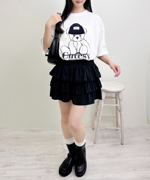 DimMoire フリルミニスカパン black M DimMoire フリルミニスカパン【Black】 DimMoire