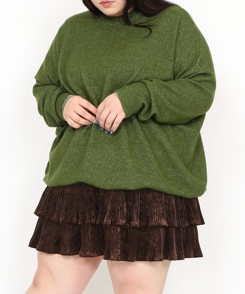 PUNYUS(プニュズ)の「ベロアプリーツティアードミニスカート(スカート・レディース・ブラック/ブラウン・1/2/4/3)」の15枚目の写真