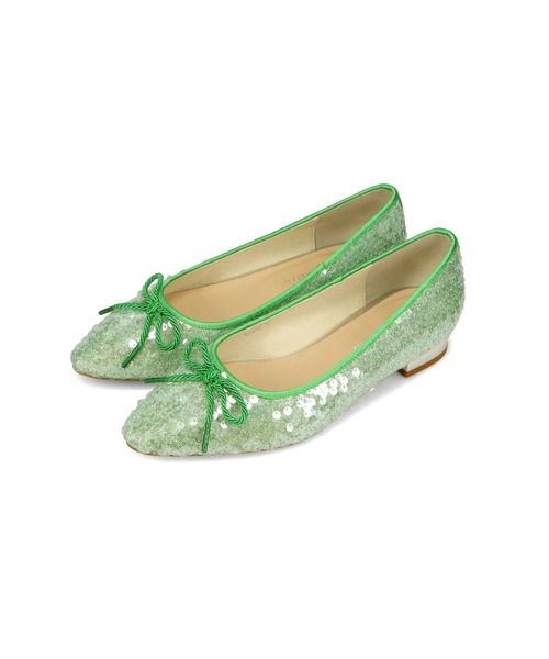 ORiental TRaffic（オリエンタルトラフィック）の「スパンコールバレエシューズ/51109（バレエシューズ・レディース・イエロー/シルバー/グリーン・42/41/40/39/38/37/36/35/34）」の12枚目の写真