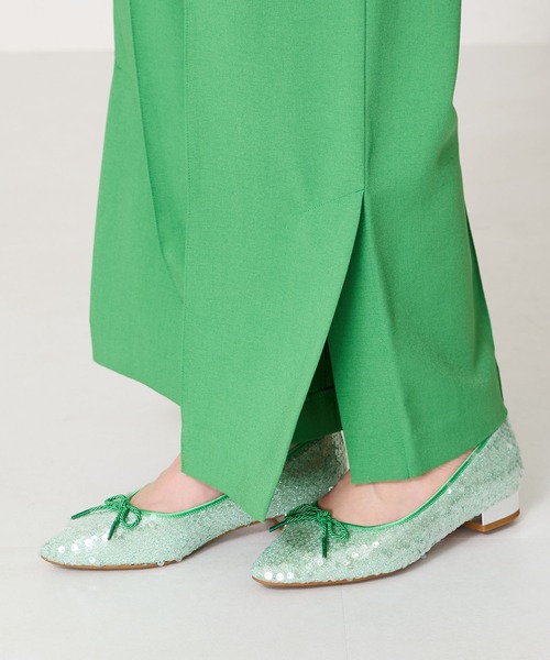 ORiental TRaffic（オリエンタルトラフィック）の「スパンコールバレエシューズ/51109（バレエシューズ・レディース・イエロー/シルバー/グリーン・42/41/40/39/38/37/36/35/34）」の13枚目の写真