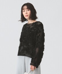 Ray BEAMS | メッシュ テープ シシュウ トップス(Tシャツ/カットソー)