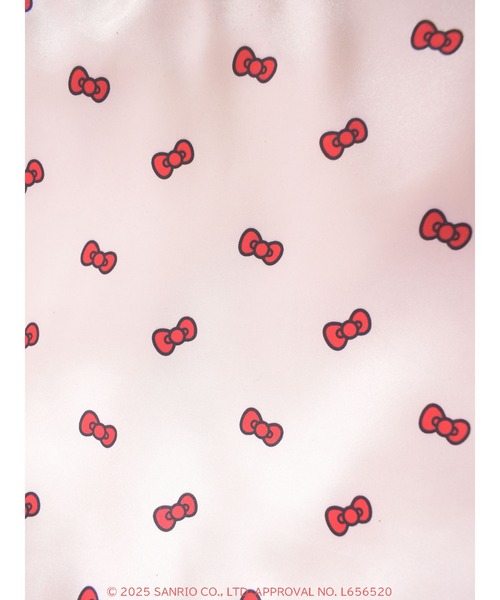 sanrio（サンリオ）の「【HELLO KITTY】リボン柄トートバッグ（トートバッグ・レディース・ホワイト/ピンク・FREE）」の6枚目の写真