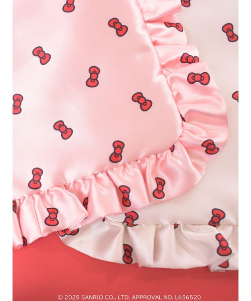 sanrio（サンリオ）の「【HELLO KITTY】リボン柄トートバッグ（トートバッグ・レディース・ホワイト/ピンク・FREE）」の10枚目の写真