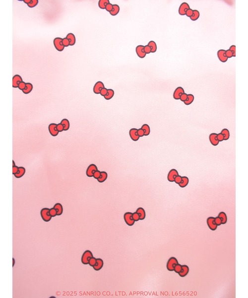 sanrio（サンリオ）の「【HELLO KITTY】リボン柄トートバッグ（トートバッグ・レディース・ホワイト/ピンク・FREE）」の7枚目の写真