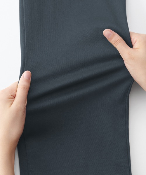 無印良品（ムジルシリョウヒン）の「紳士　ストレッチチノスリムパンツ（チノパンツ・メンズ・カーキ系/チャコールグレー/ブラック/ライトベージュ・73/76/85/79/82）」の21枚目の写真